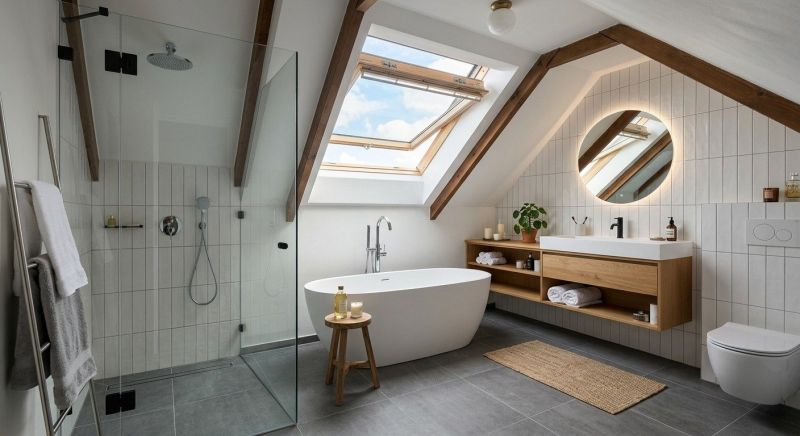 Attic Bathroom Remodeling in Lawrenceburg, IN