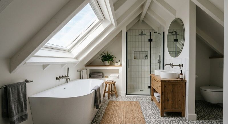 Attic Bathroom Remodeling in Lawrenceburg, IN
